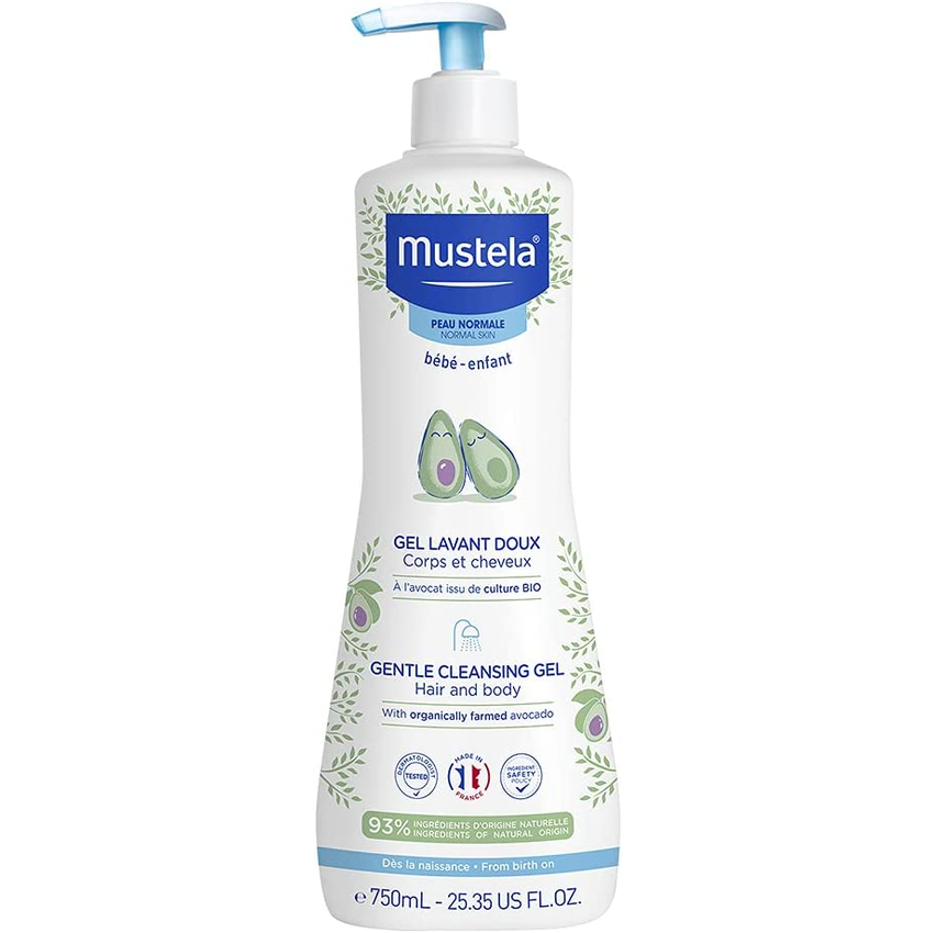Mustela BR Gel Lavante Suave Com Abacate 750Ml
