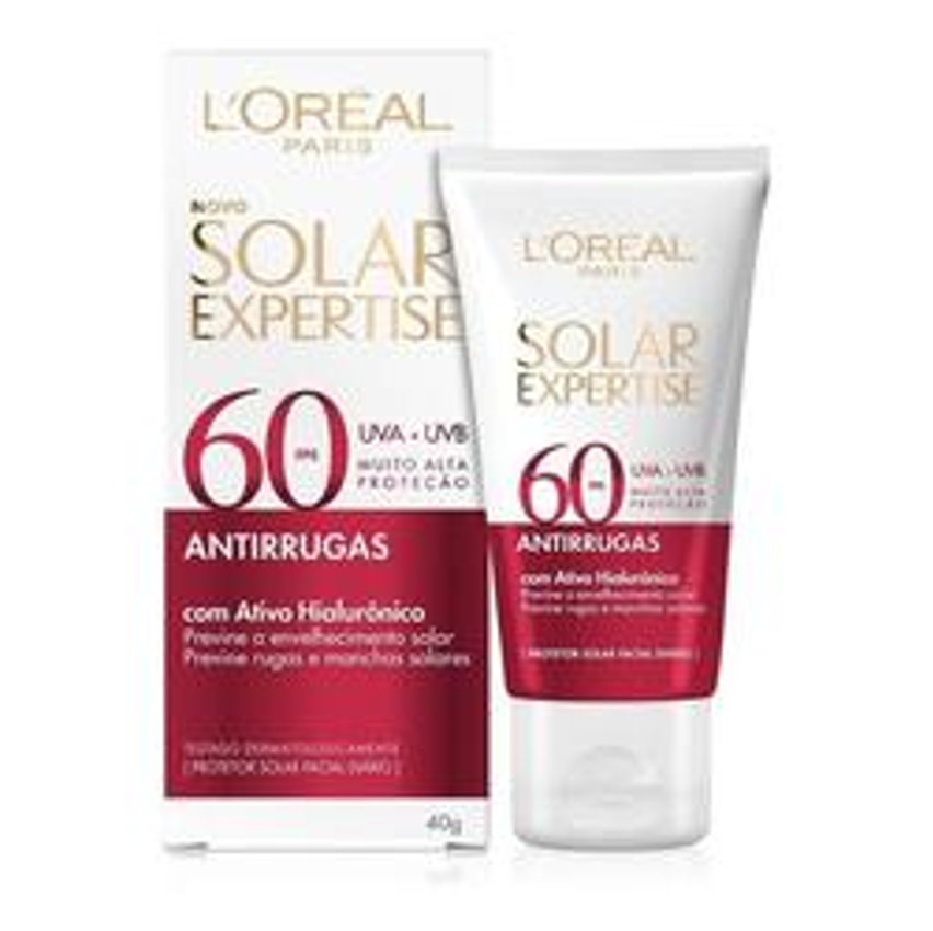 Protetor Solar Antirrugas Facial Fps60 40g L'oréal Paris