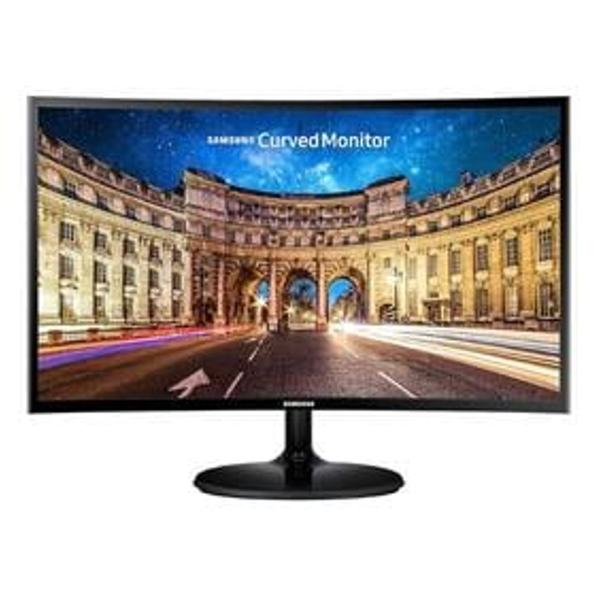Monitor Curvo Samsung 27" Fhd, Hdmi, Vga, Freesync, Cf390
