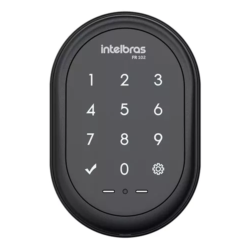 Fechadura Digital De Sobrepor Fr 102 Preto Intelbras