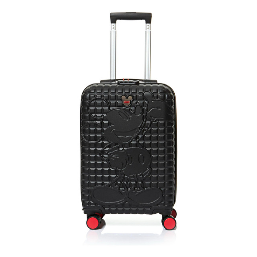 Mala De Viagem Pequena Preto Mickey Luxcel