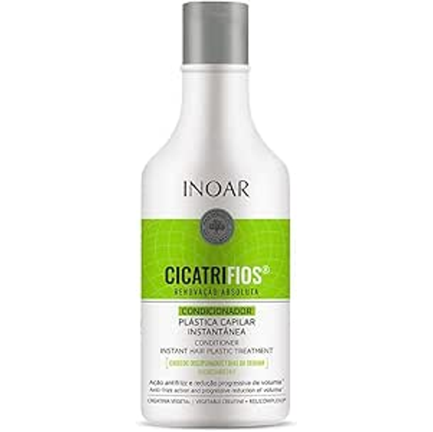 Inoar, Condicionador CicatriFios – Hidratação, Brilho e Reconstrução Capilar com Rejucomplex3, Pantenol e Creatina Vegetal - 500Ml