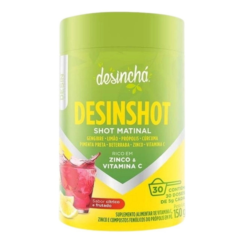 Desinshot - Shot Matinal (30 Dias) Desinchá Sabor Cu00edtrico E Frutado