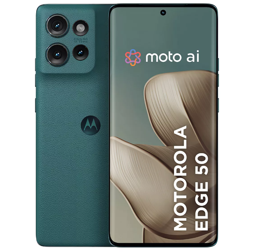 Smartphone Motorola Edge 50 5g - 256gb 24gb Ram Boost 50mp Sony Camera Moto Ai Ip68 Nfc - Peach Fuzz Vegan Leather