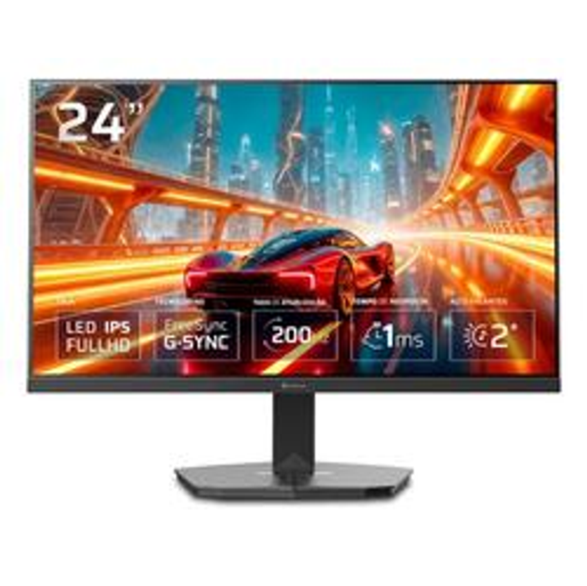 Monitor Gamer Fmaxx Mf24hs 24'' Ips 1ms 200hz Preto