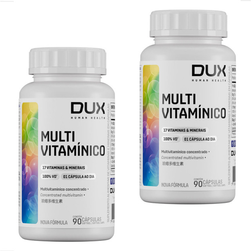 Kit 2x Multivitamínico 90 Caps Dux Nutrition Original