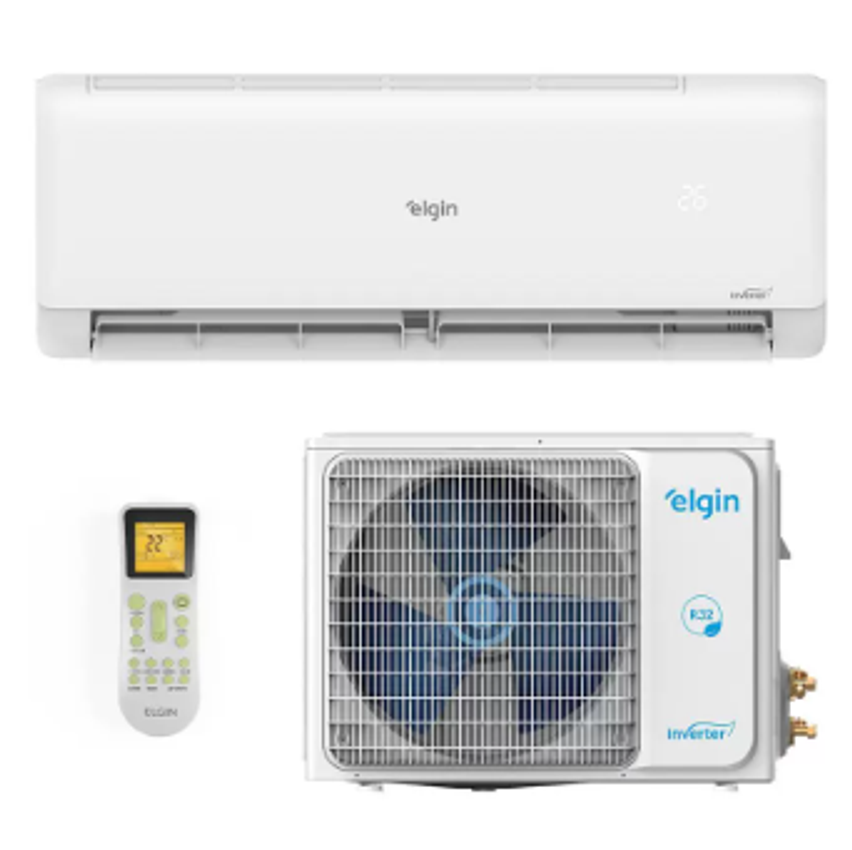 Ar Condicionado Split Hi Wall - Inverter R-32 - Eco II - Elgin - 9.000 BTUs - Frio - 220V Monofásico