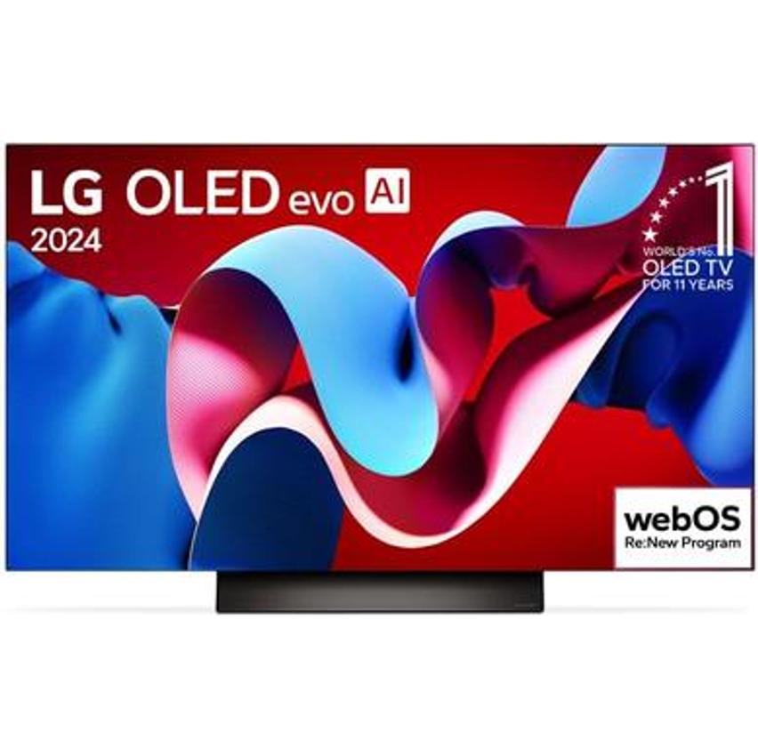 Smart Tv 4k 48" Lg Oled Evo Gaming Tv Oled48c4 Processador Α9 Ger7 Ai Painel 144hz Design Ultra Slim Dolby Vision Dolby Atmos G-sync Freesync