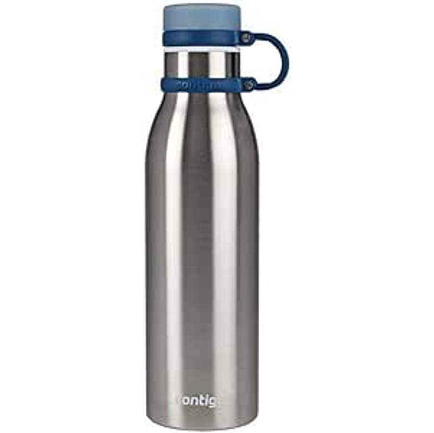 Garrafa Térmica Inox Parede Dupla Matterhorn 591ml Azul Mônaco Contigo