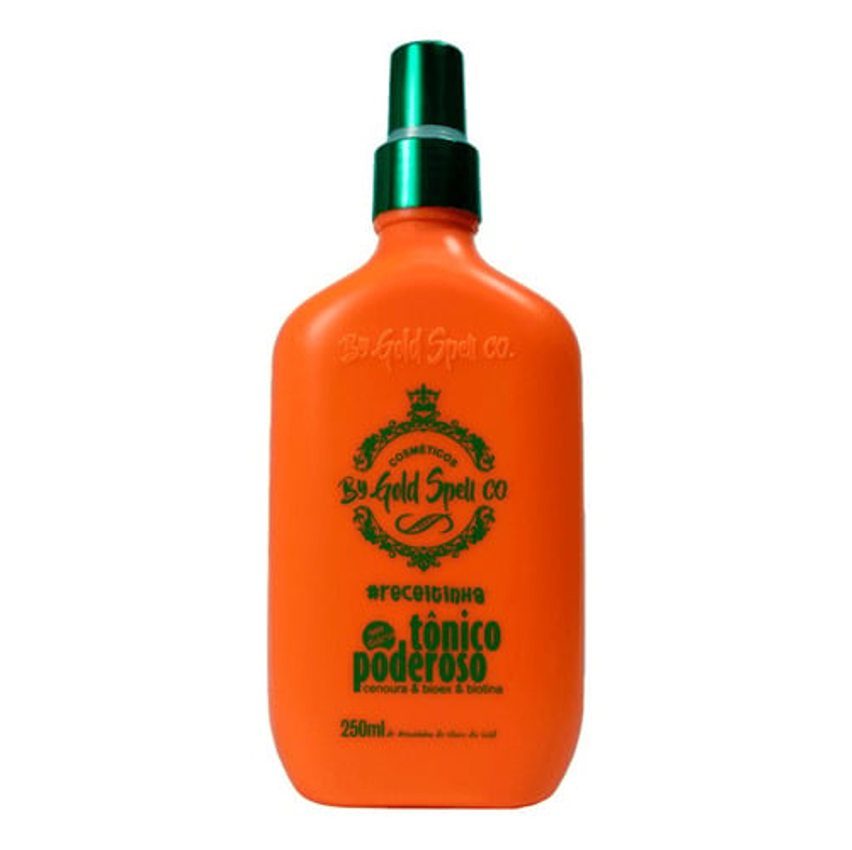 Tônico Poderoso Gold Spell 250ml Antiqueda E Preenche Falhas