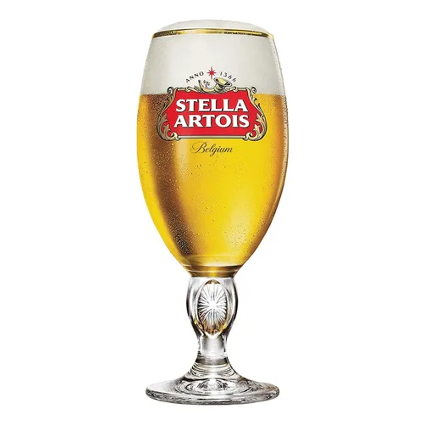 Taça Stella Artois Belgium, Taça de Cristal, Ruvolo 315ml