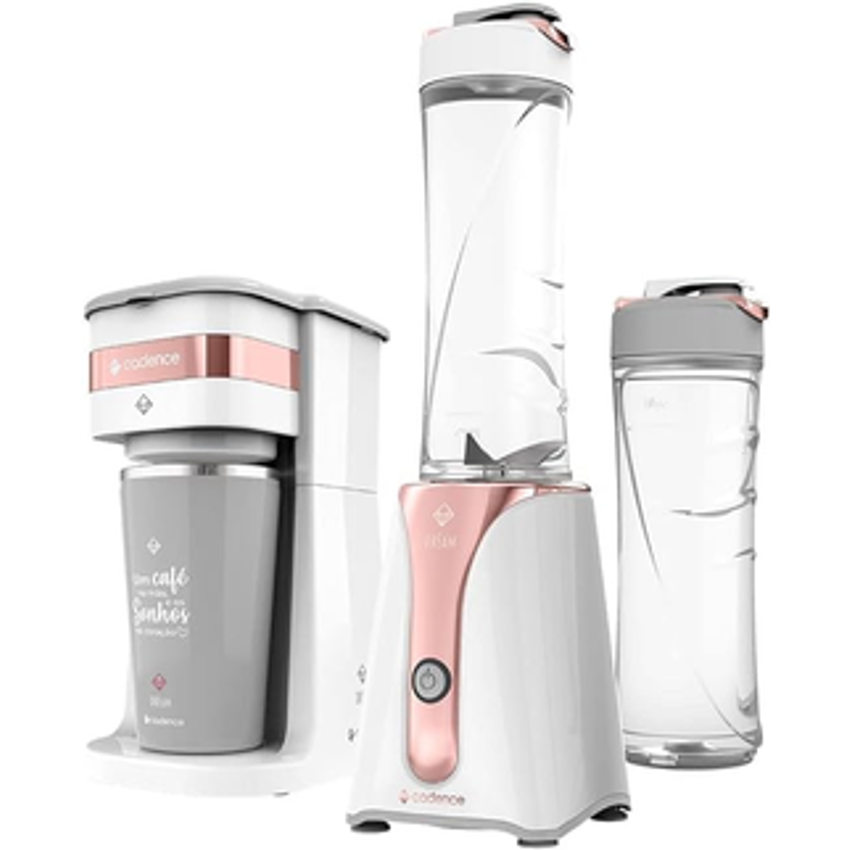 Kit Cadence Dream Rosé Gold - Blender E Cafeteira - 127v