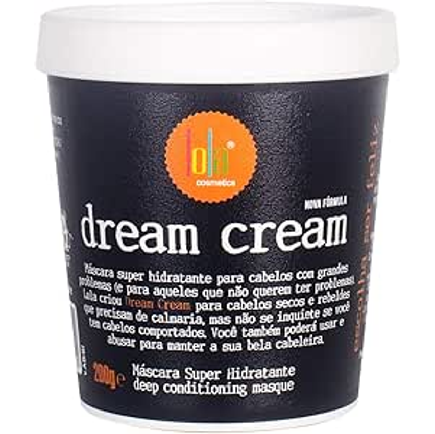 Lola From Rio – Dream Cream – Máscara capilar super hidratante – Restaura e revitaliza o cabelo 200g