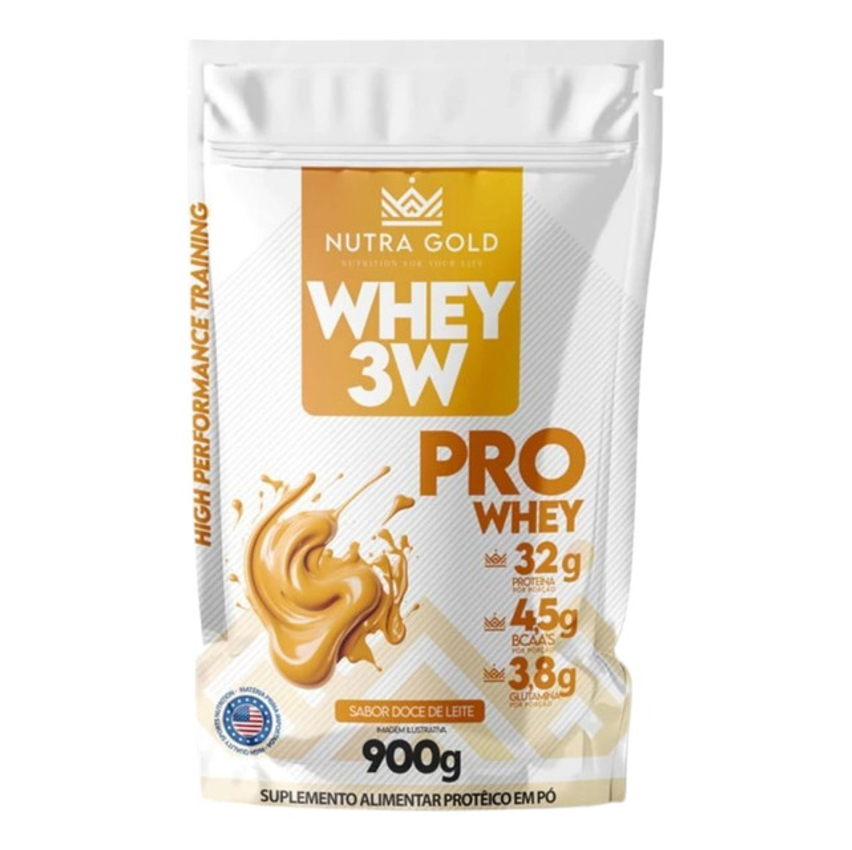 Nutra Gold Whey 3w Pro 32g De Proteina 900g 