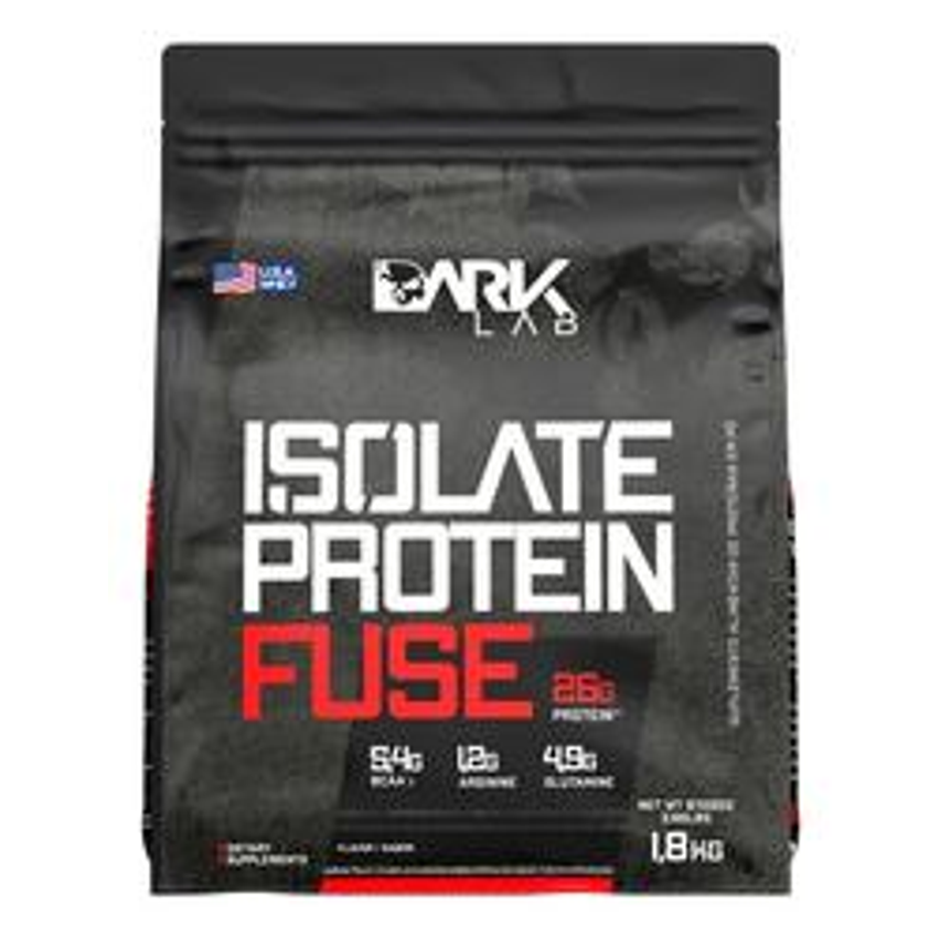 Suplemento Em Pó Dark Lab Isolate Protein Fuse Proteínas Sabor Baunilha Em Sachê De 1.8kg