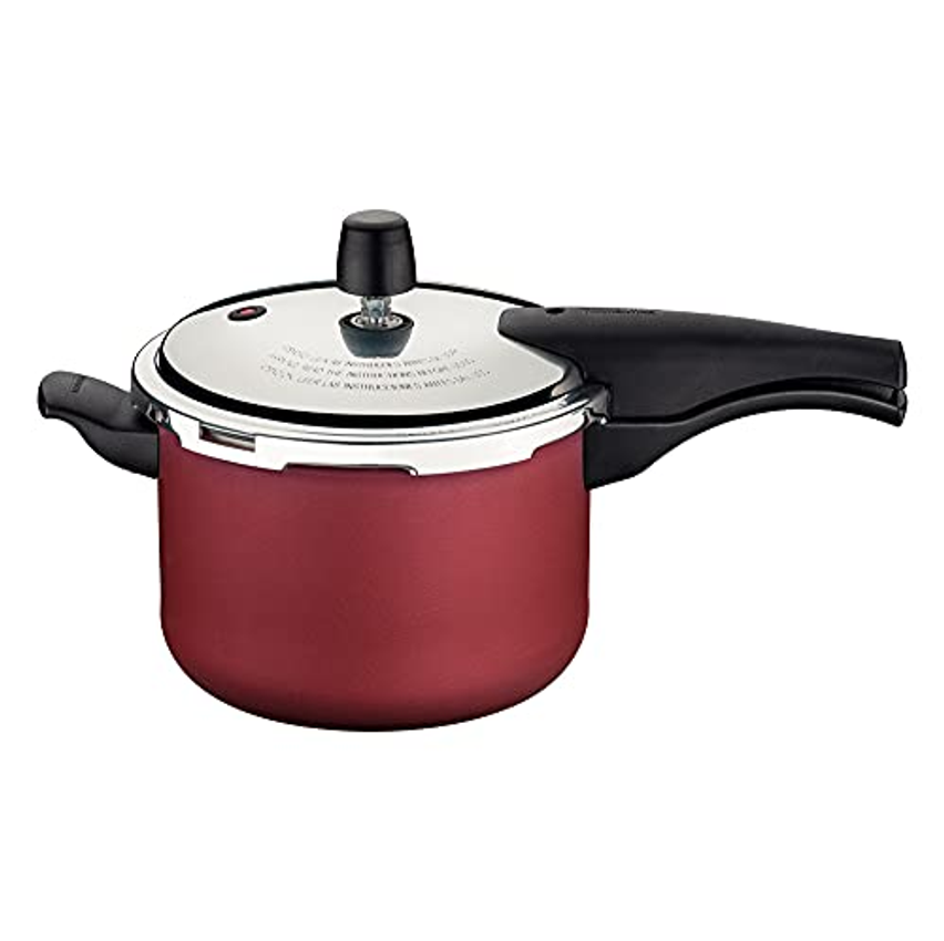 Panela De Pressão Tramontina Vancouver Vermelha 4,5L.