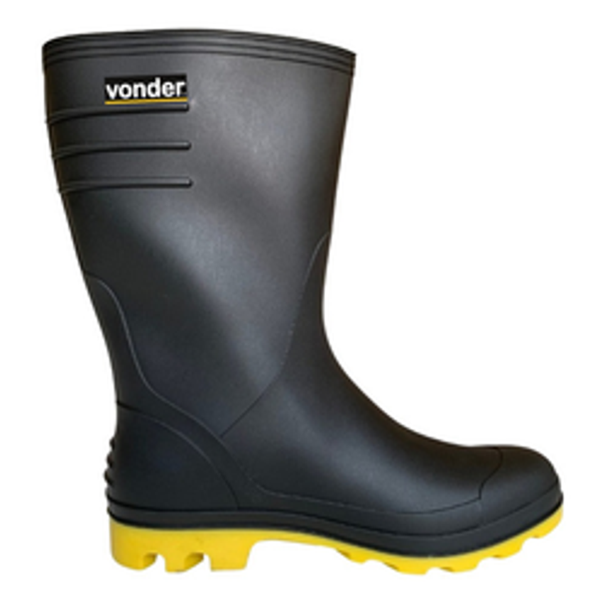 Bota Galocha Pvc Forrada Impermeável Super Leve