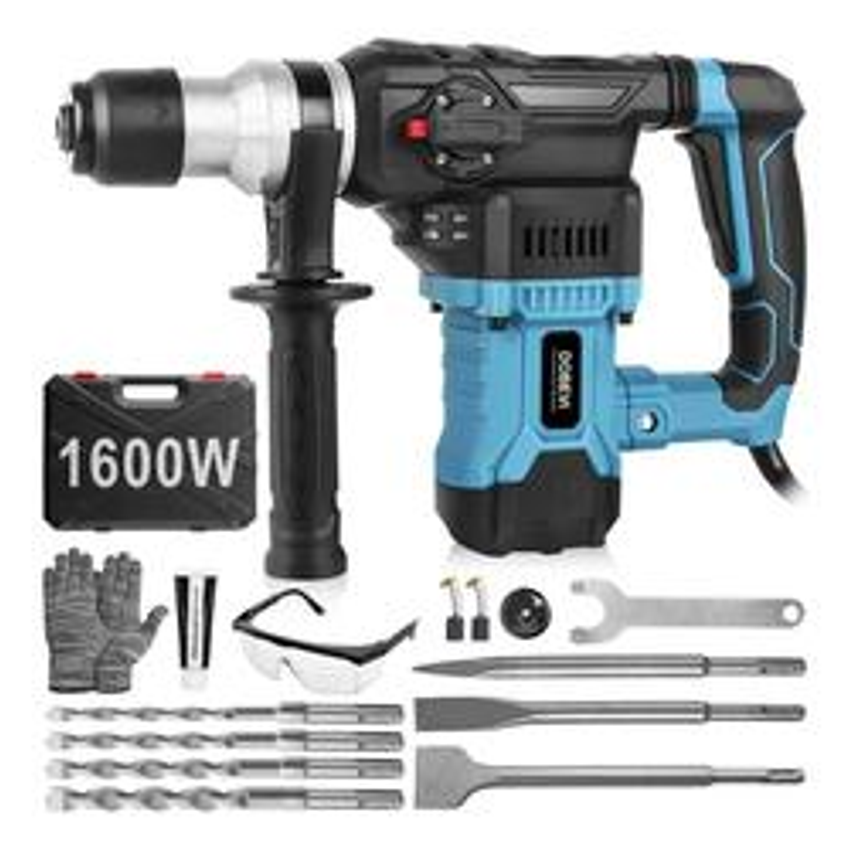 Martelo Rompedor Elétrico De Concreto 1600w 110v/220v Dobevi