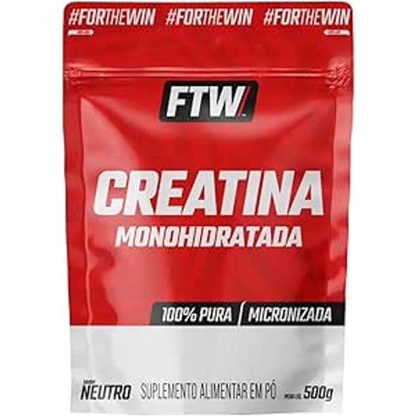 FTW Creatina 100% Pura Monohidratada - Refil 500g