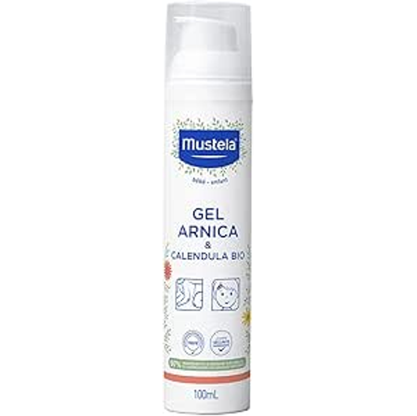Mustela Gel Arnica E Calêndula Bio 100Ml – Refresca Hidrata E Alivia Inchaços E Hematomas Das Quedas E Batidas – Para Os Pequenos Dodóis Das Crianças Com 97% De Ingredientes De Origem