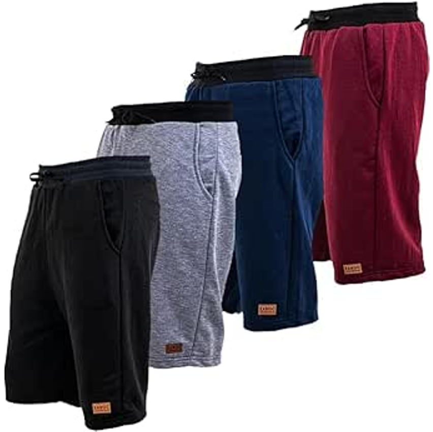 Kit 4 Bermudas Shorts Moletom Masculina Academia By Zrc