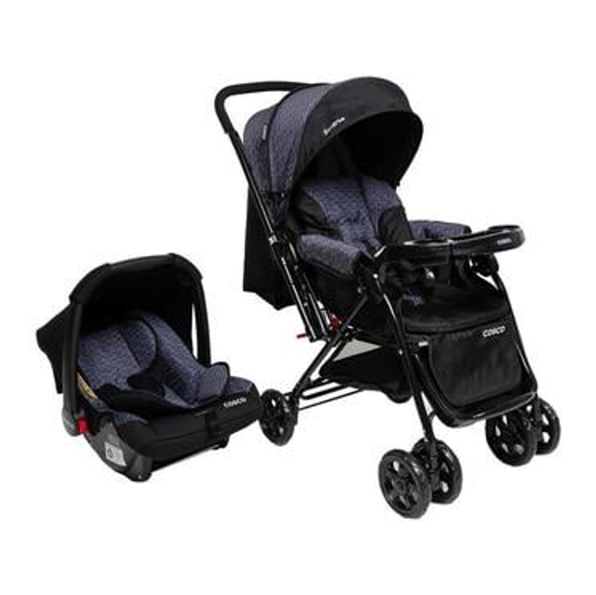 Carrinho de Bebê com Bebê Conforto Cosco Kids - Travel System Reverse 0 a 15kg