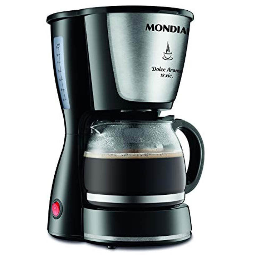 Cafeteira Elétrica Dolce Arome, Mondial, Preto/Inox, 550W, 220V - C-30 18X