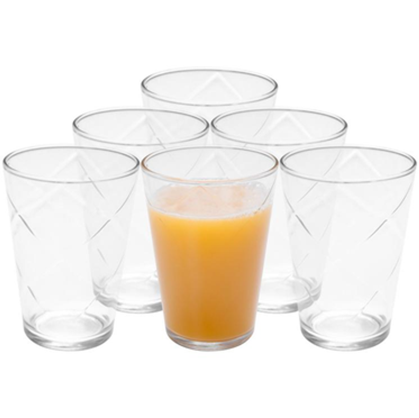 Jogo de Copos de Vidro 265ml 6 Peças - Nadir Maracatu
