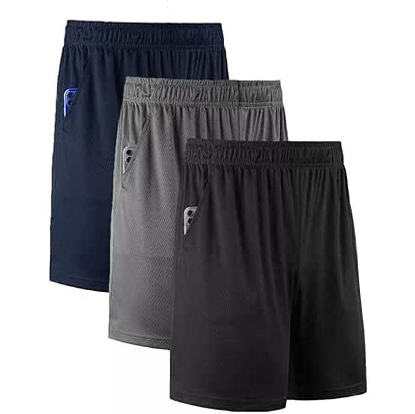 Kit 3 Shorts Masculino Básico Bermuda Fitness Para Treino