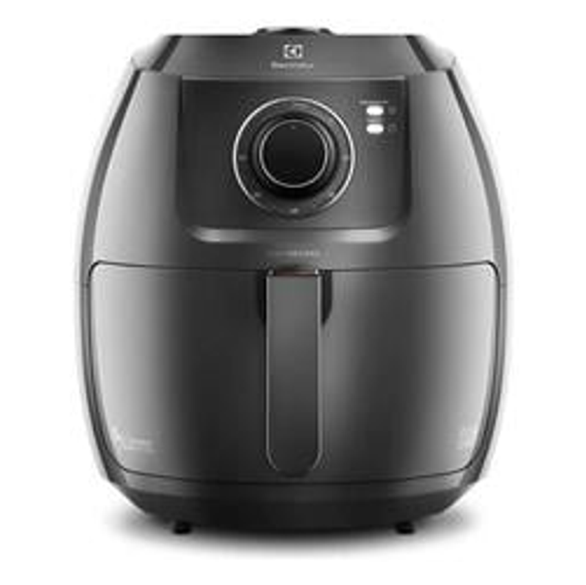 Air fryer Fritadeira Sem Óleo Elétrica Electrolux 6,5L Family Cesto Removível Com Timer 1700W de potência EAF50 Grafite Efficient Por Rita Lobo