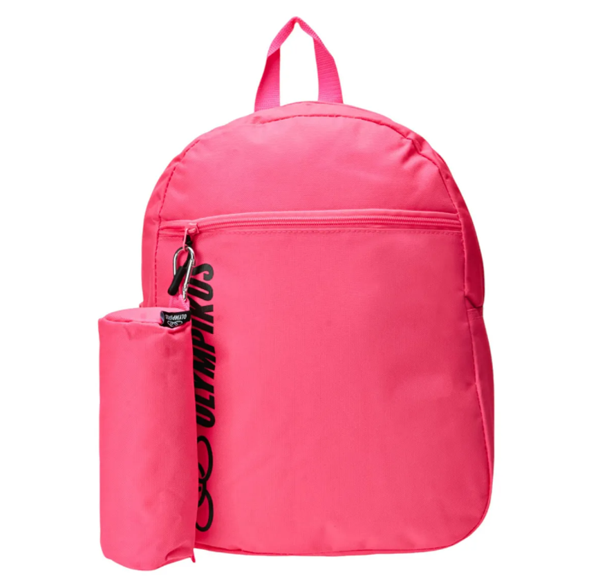 Mochila Casual Masculina Juvenil Em Poliéster Cor Amarelo Olympikus