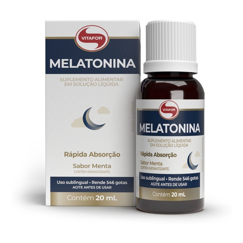 Suplemento De Melatonina 20ml Vitafor