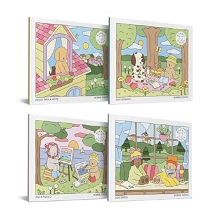 Coleção completa Bobbie Goods (Do dia para a noite, Dias quentes, Isso e aquilo e Dias frios)      Capa comum – Livro de colorir, 14 maio 2025