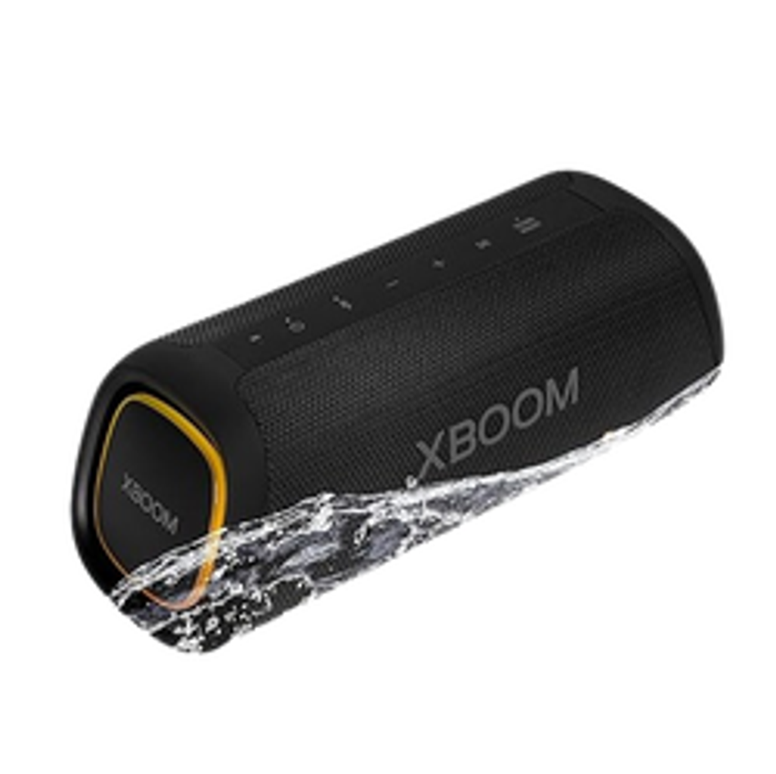 Caixa de Som Portátil LG XBOOM Go XG7S POWER Sound Boost 30W (Woofer) e 10W (Tweeter) RMS – Preta