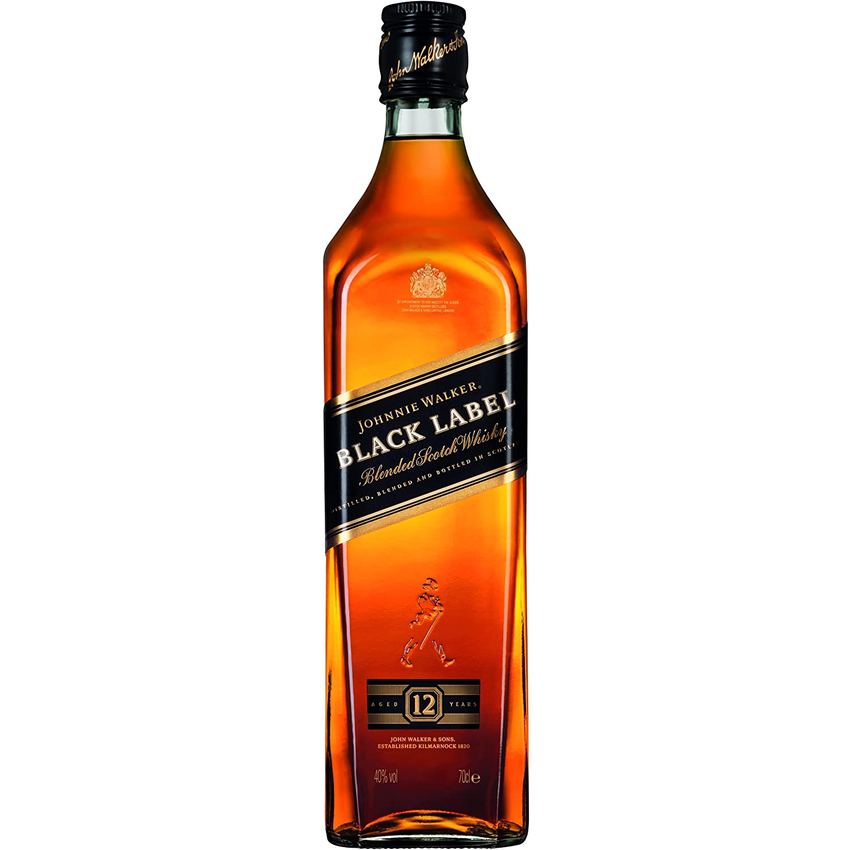 Whisky Johnnie Walker Escocês Black Label - 12 anos Blended 750ml