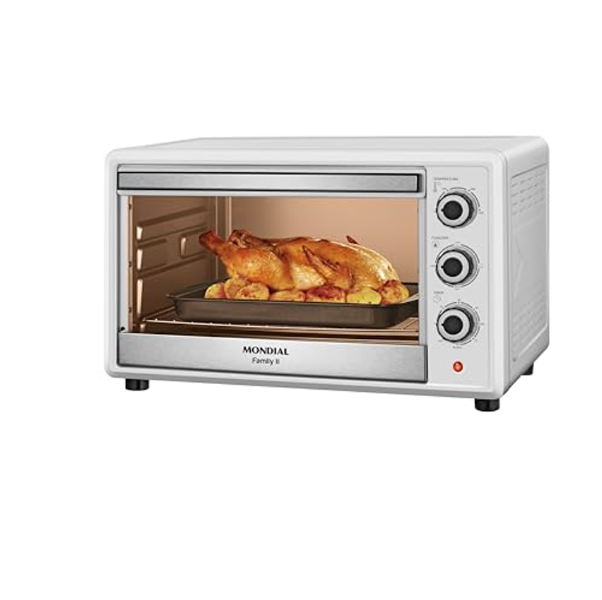 Forno Elétrico 42L Family II, Mondial, Branco/Inox, 1600W, 110V - FR-42-W