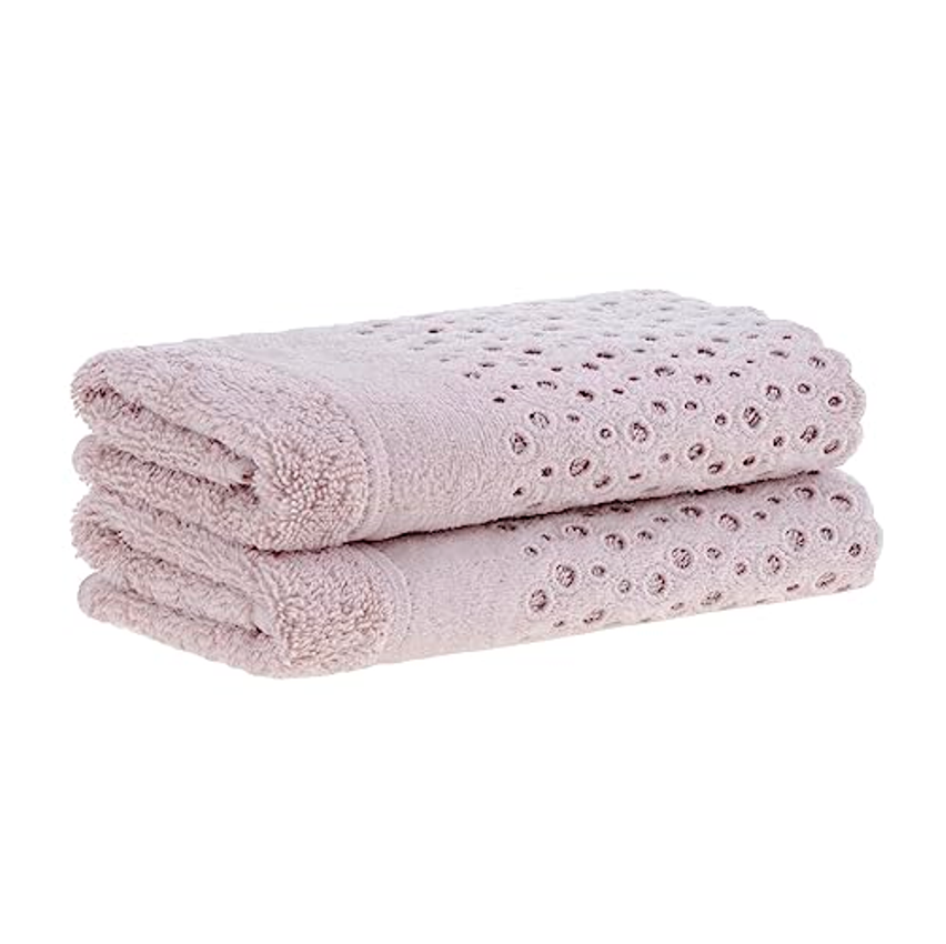 Buddemeyer Jogo de Toalhas Princess Lavabo Rosa 2 peças