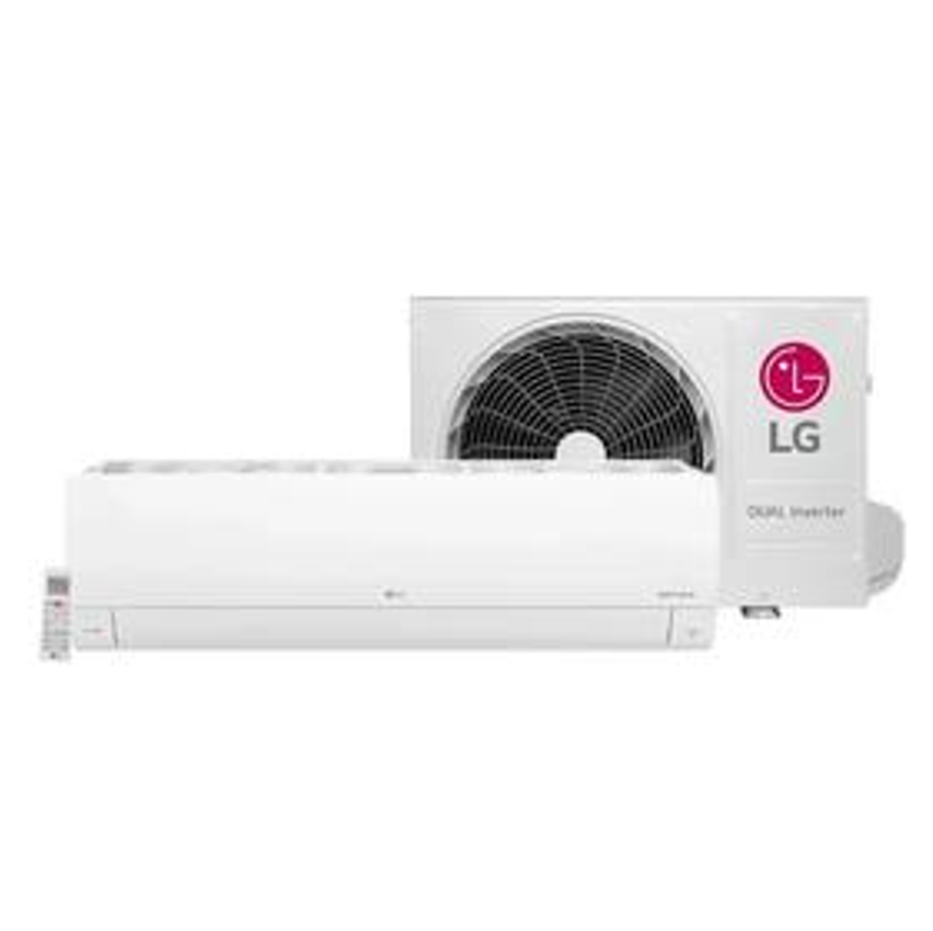 Ar Condicionado Split Inverter LG Hi Wall DUAL Compact +AI 9000 BTUs Frio S3NQ09AAQAL - 220V