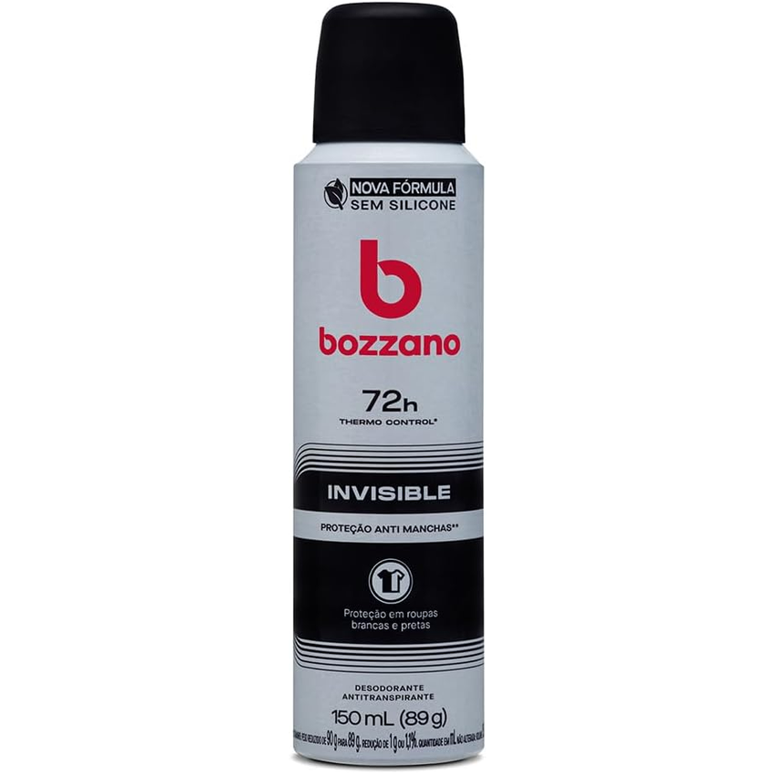 Desodorante Aerossol Invisível, Bozzano, Branco
