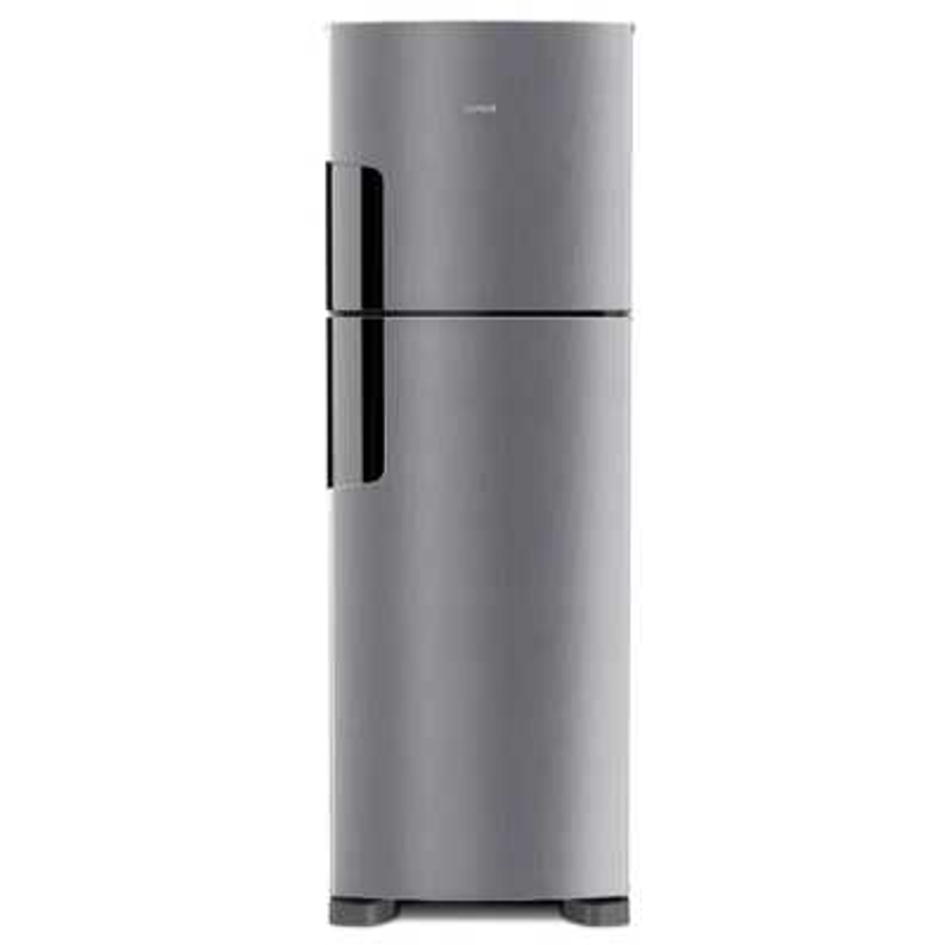 Geladeira Consul Frost Free Duplex 386 Litros Com Altura Flex Cor Inox Crm44ak