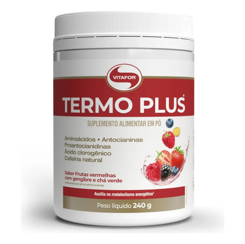 Termoplus Frutas Vermelhas Com Chá Verde 240g Vitafor