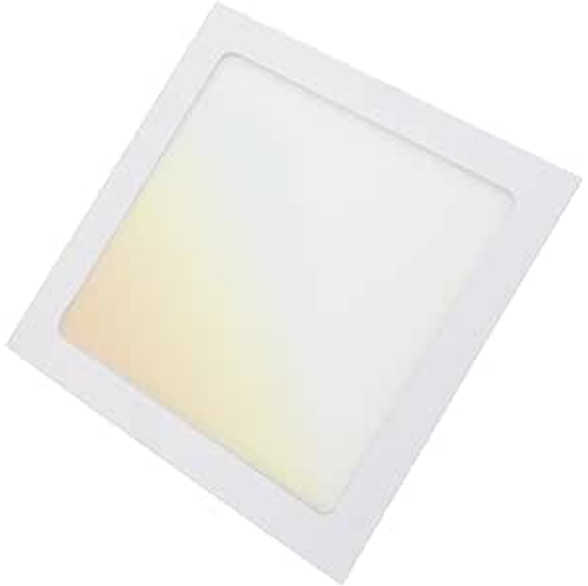 Tramontina Plafon Smart​ LED Quadrado de Embutir 18W Inteligente Wi-Fi + Bluetooth​ e função de geolocalização - Compatível com Alexa e Google Assistente