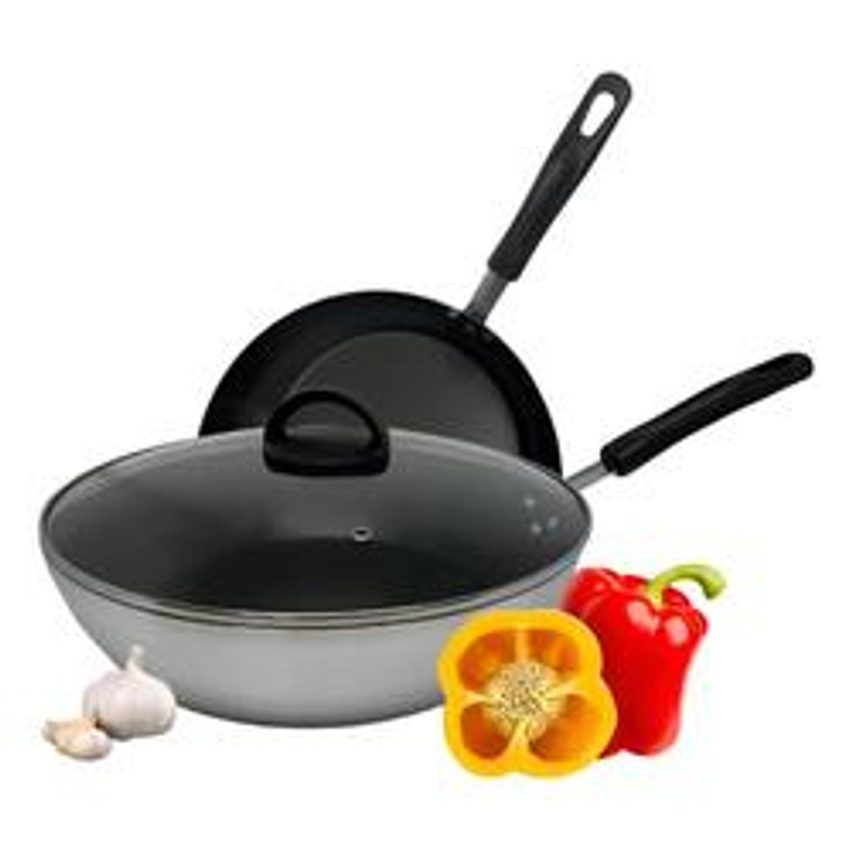 Frigideira Alta Wok Alumínios Portela 30cm Paellera