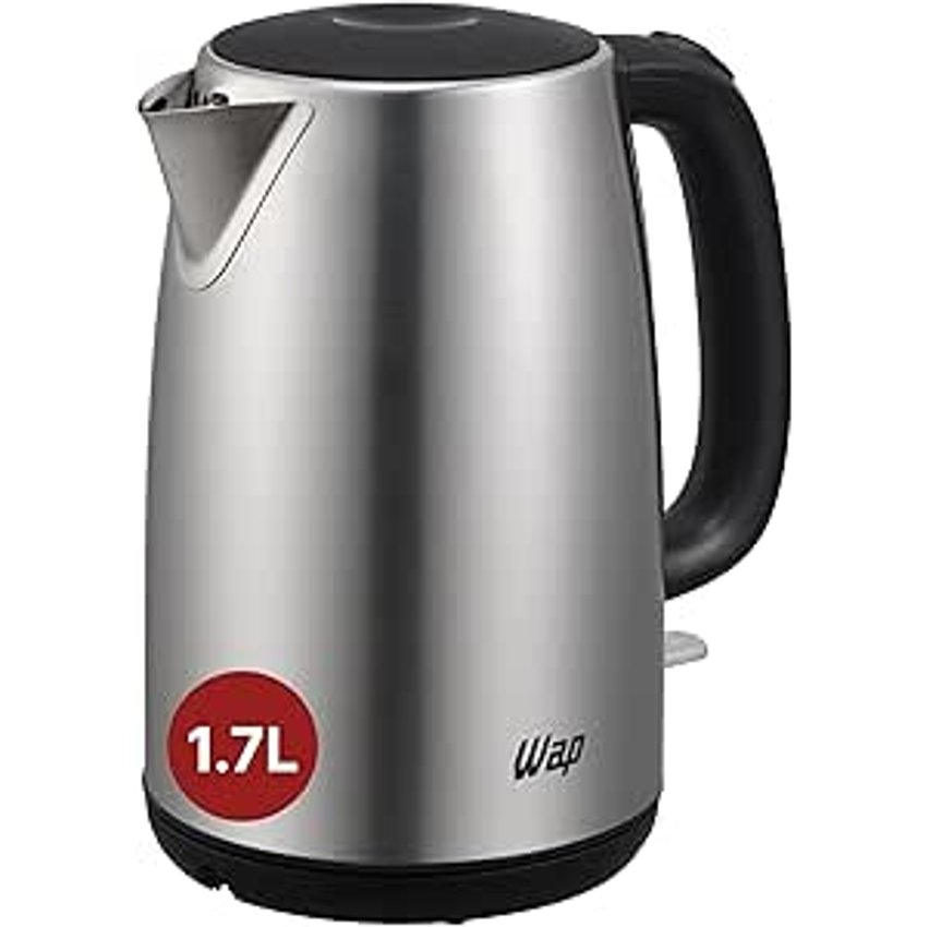 WAP Chaleira Elétrica WCE1 com Base Giratória 1,7L Indicador de Nível da Água Desligamento Automático e Filtro que Retém Impurezas 1850W 220V