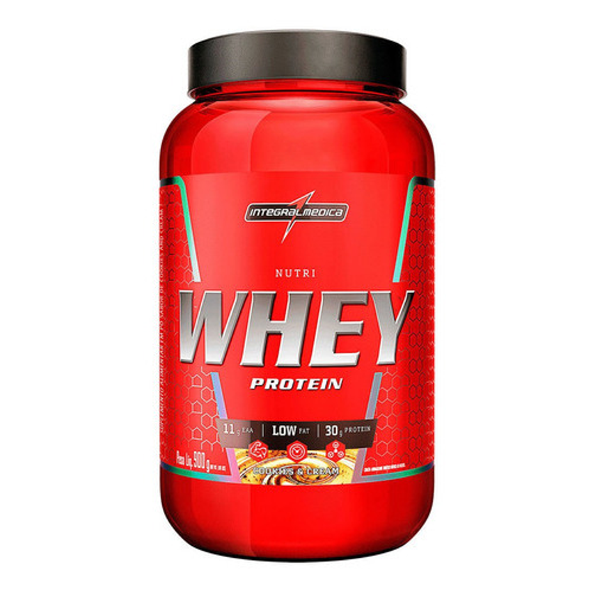 Nutri Whey Protein Cookies Pote 900g Integralmédica Cookies
