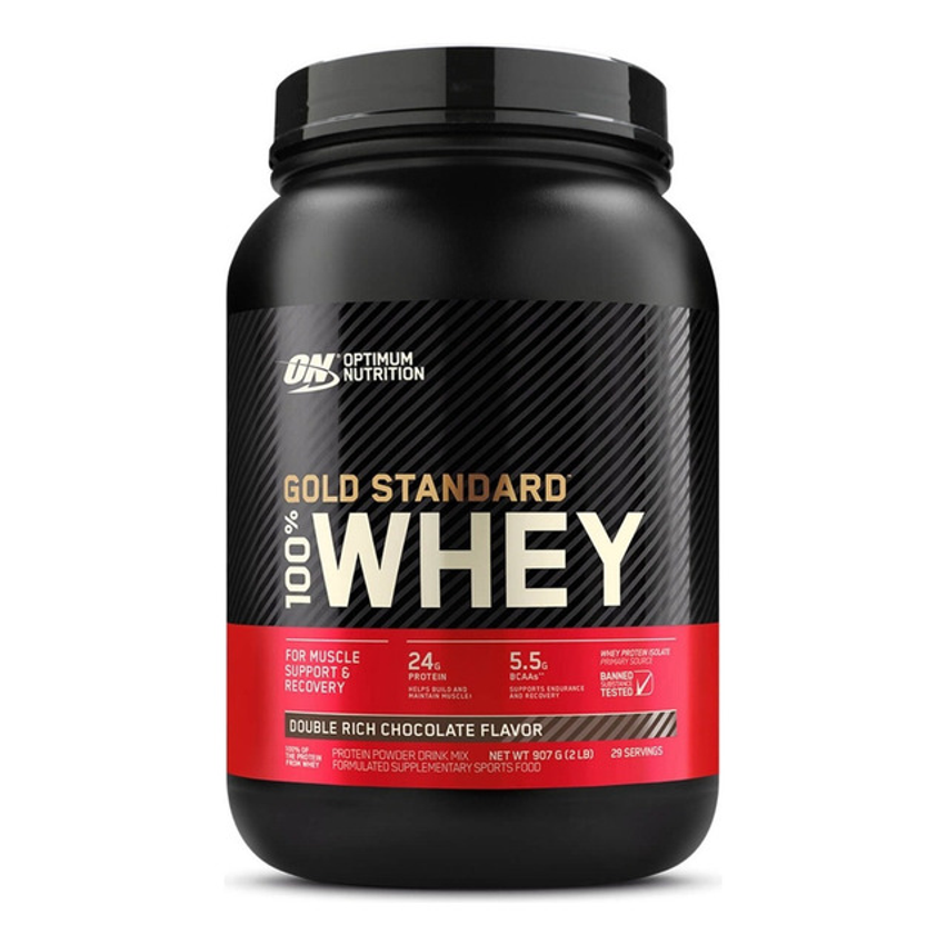 Whey Gold Standard Optimum Nutrition 907g Sabor Chocolate