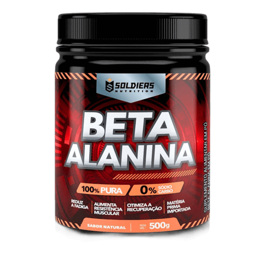 Beta Alanina 500g 100% Pura Soldiers Nutrition