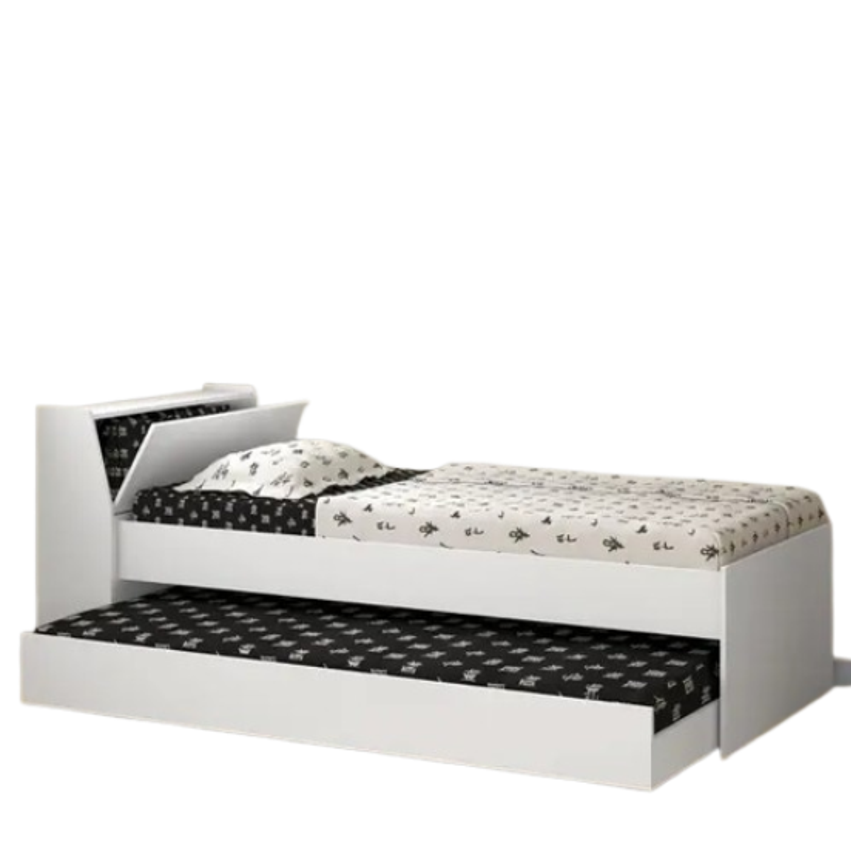 Cama Solteiro Bicama Ditália Bb-28 Branco
