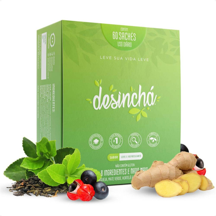Chá Funcional Desinchá Dia Original 60 Sachês