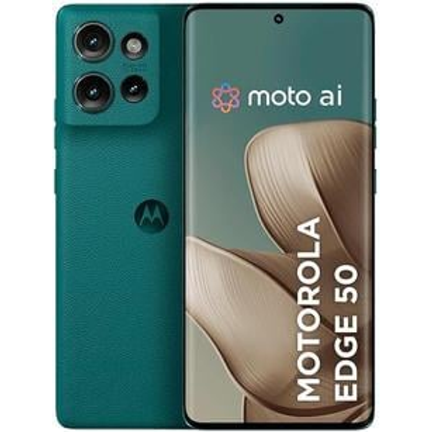 Smartphone Motorola Edge 50  5g - 256gb 24gb Ram Boost 50mp Sony Camera Moto Ai Ip68 Nfc - Peach Fuzz Vegan Leather